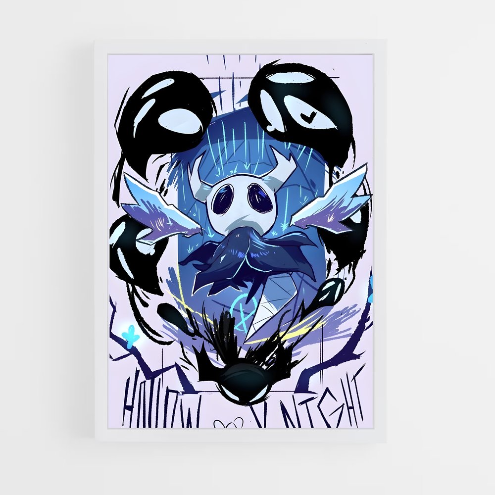 Poster Le Squelette Errant – affiche Hollow Knight (vue 3)